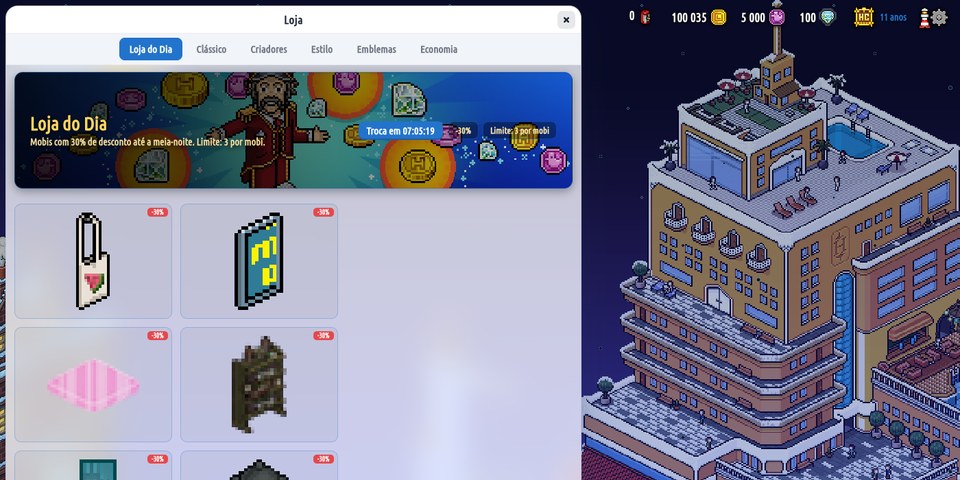 Captura del client HabboHost Claro