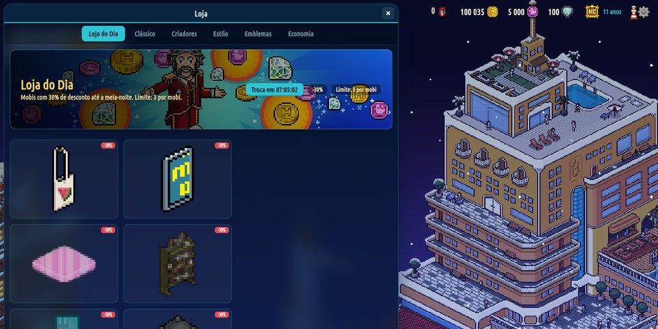 Captura del client HabboHost Océano