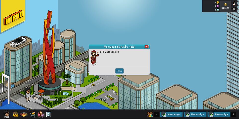 Captura del client Habbo Clásico