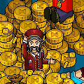 Moedas no hotel